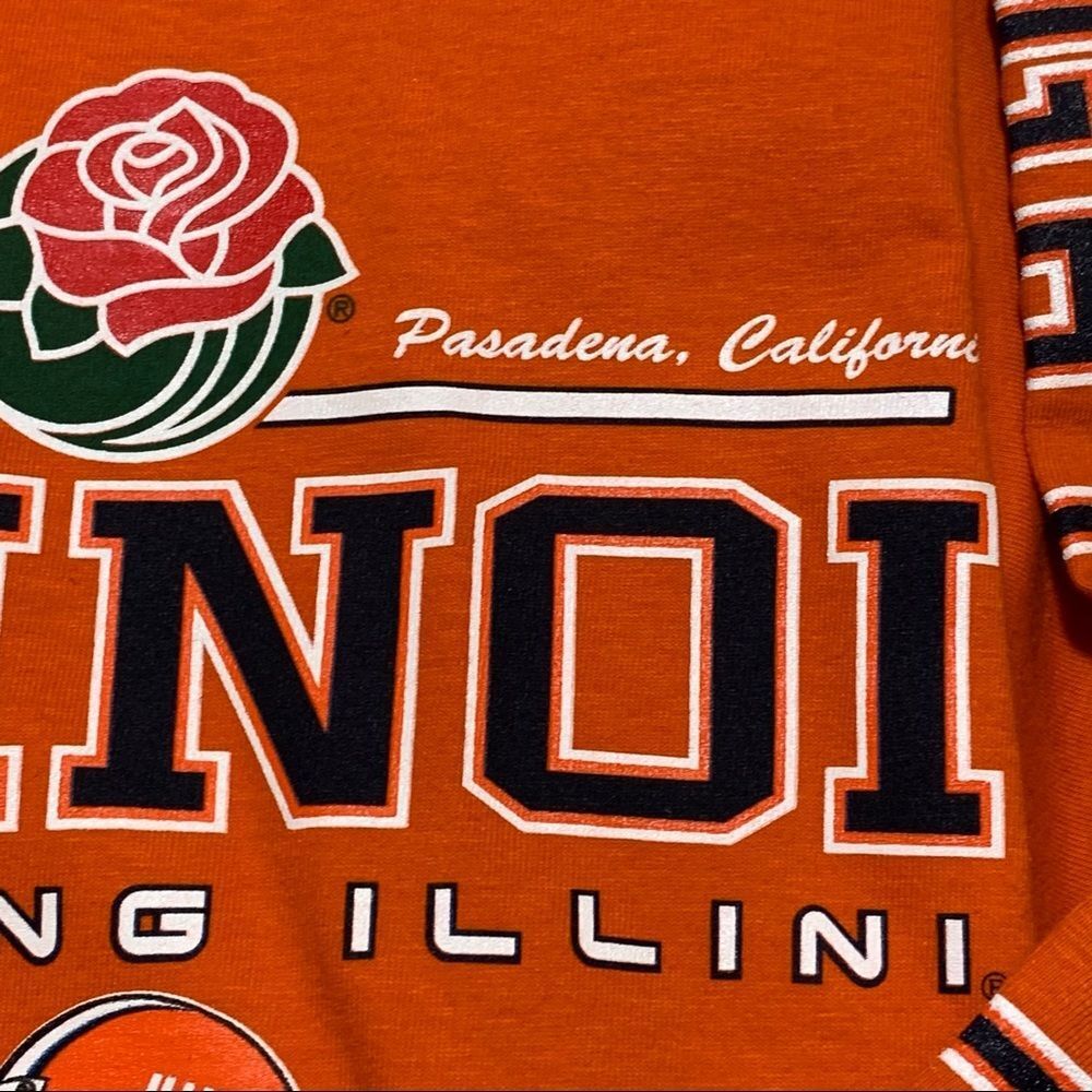 Nwt Vintage 2008 Pasadena California Illinois Fighting Illini Long Sleeve Shirt — image 3 of 6